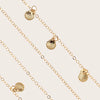 Charm de étoile de mer en métal doré, chaîne pour colliers et lunettes