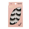 A box of 4 pairs of Shidi Shanghai mink strip eyelashes with a pink background.