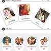 Product applications showing wedding, appointment, and daily use, along with gift options for self, lover, friend, and family