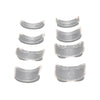 A set of clear silicone rings used for adjusting ring size.