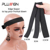Black edge slayer band for laying frontal down on a mannequin head