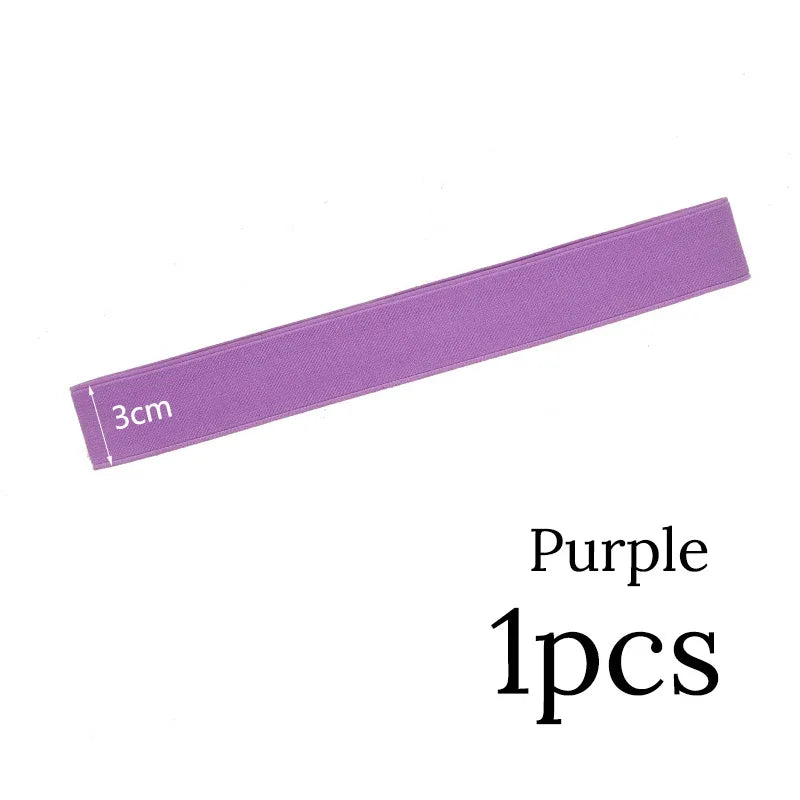 Purple lace wig edge band measuring 3cm long