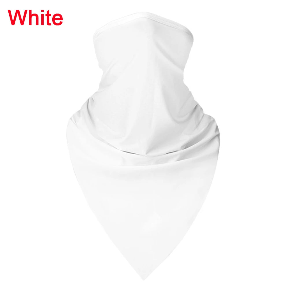Gorro y balaclava blanca multifunción