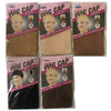 Pack of four Deluxe Wig Cap products showing various shades of brown and black wig caps.