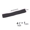 Black adjustable lace wig edge band with a 60cm length and 4cm width
