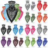 Colección de gaiteros y balaclavas multifuncionales en varios patrones y colores.
