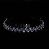 A sparkling pearl rhinestone anti-slip headband for women displayed against a black background.