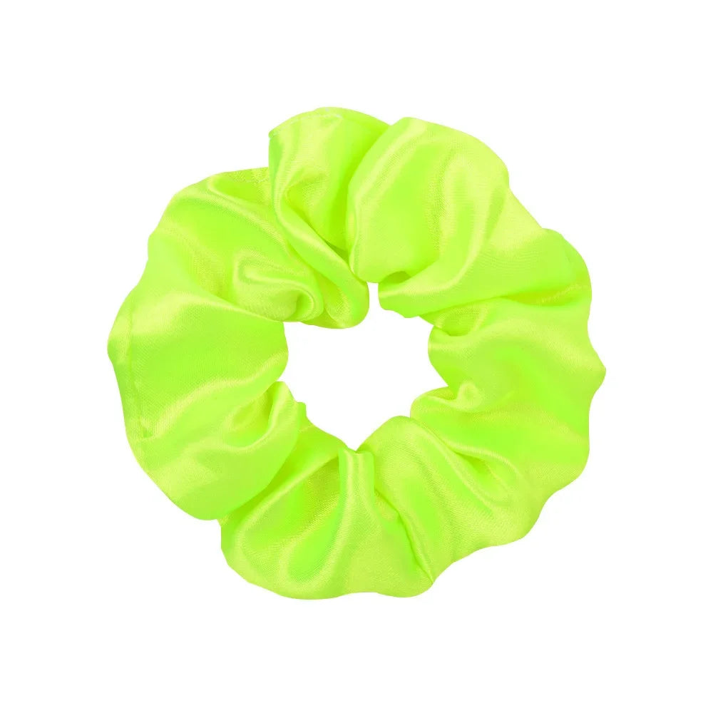 Colorful Satin Scrunchies for Hair