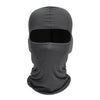 A dark gray tactical full face balaclava covering the head and neck.