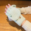 Stretchable Knitted Gloves for Writing and Typing