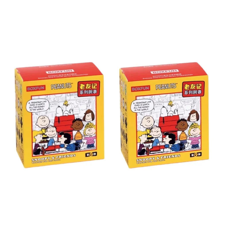 Blindbox-Sammlerstück mit Snoopy & Friends Peanuts-Nüssen und Karikaturen.