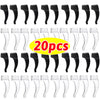 A collection of silicone anti-slip ear hooks for eyeglasses, shown in various styles and colors.