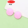 Pink silicone eyeglass grips for anti-slip comfort shown on a white background.