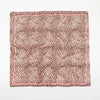 Quadratisches Leopardenmuster-Satin-Seidenstoff mit rosa Rand