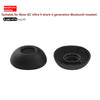 A pair of black silicone ear tips for Bose QC Ultra II Shark 4 generation Bluetooth headset.