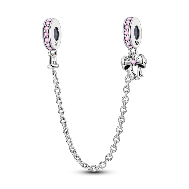 Sterling silver devil's eye charm bracelet featuring a chain and a decorative charm.