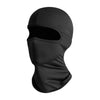 Black breathable ice silk scarf or mask shown from the front