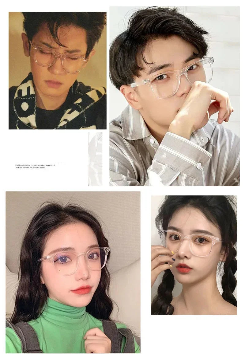 Classic Transparent Anti-Blue Light Eyeglasses