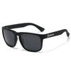 Lunettes de soleil VAGROZZ noires avec des verres foncés et des montures noires
