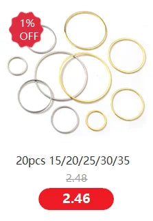 A collection of various size stainless steel ball pins for DIY jewelry making.