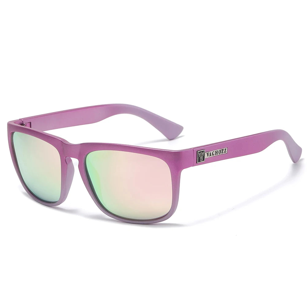 Lunettes Wayzoff violettes avec des verres vert clair et une monture violette