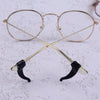 Goldfarbene Metallbrille mit silikonigen Anti-Rutsch-Ohrhaken