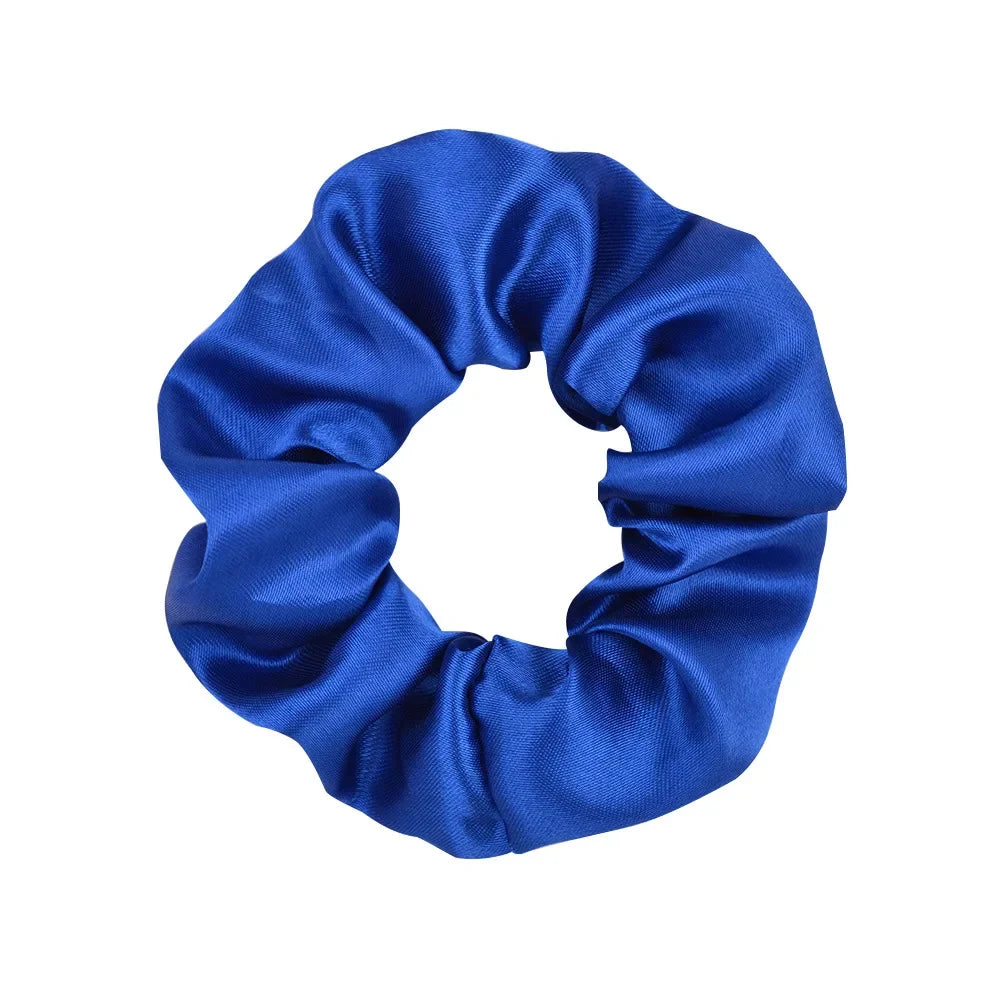 Colorful Satin Scrunchies for Hair