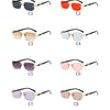 A collection of ten rimless rectangle sunglasses in various colors and finishes, labeled C1 through C10.