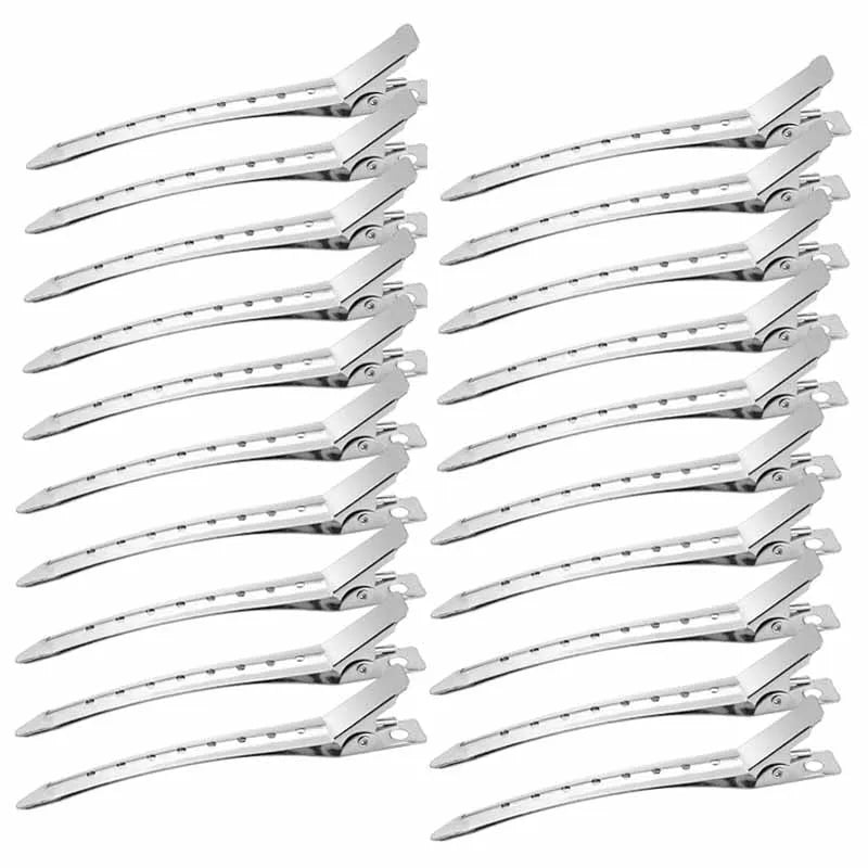 A set of professional fixed hair pins used for styling.