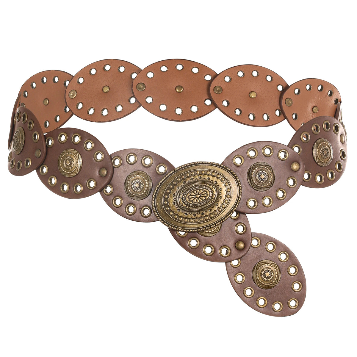 Bohemian PU Leather Wide Waist Belt