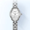 Montre Berny en quartz argenté avec bracelet en acier inoxydable et cadran blanc.