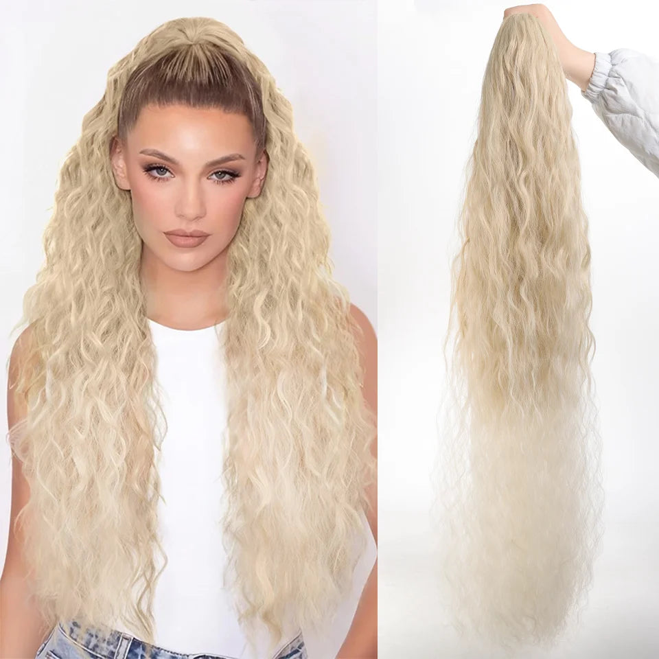 36 Inch Synthetic Drawstring Hair Extensions