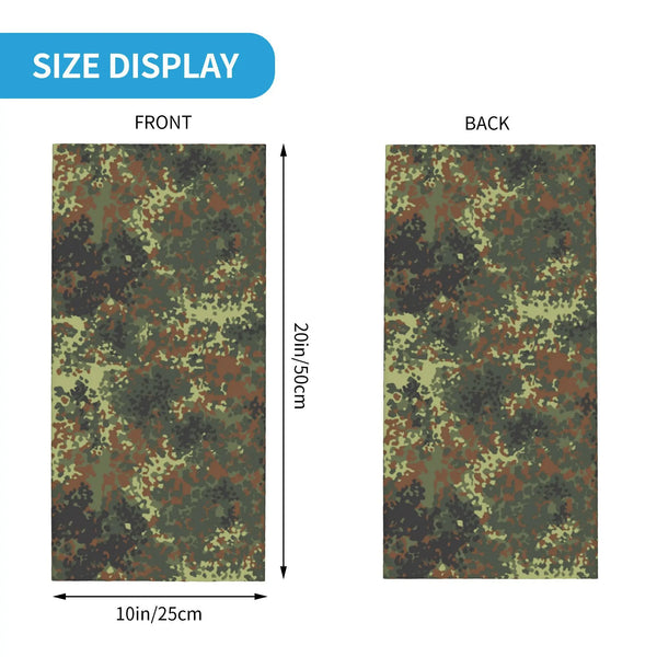 Camouflage Neck Gaiter for Winter Outdoor Activities