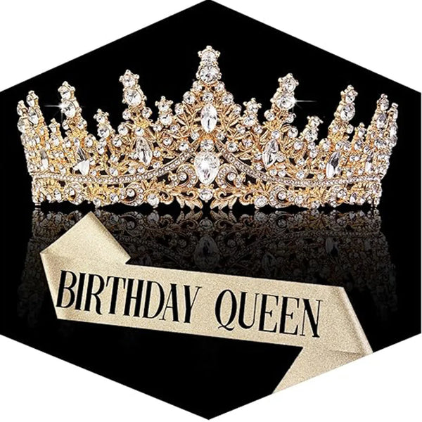Crystal Queen Tiara Hair Accessory