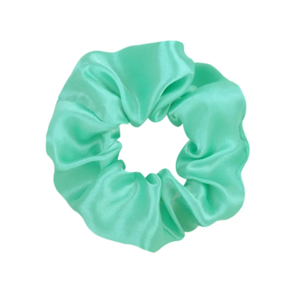 Colorful Satin Scrunchies for Hair