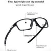 A pair of black photochromic dual-light reading glasses shown against a white background.