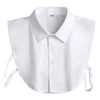 White universal fake collar for formal wear shirt