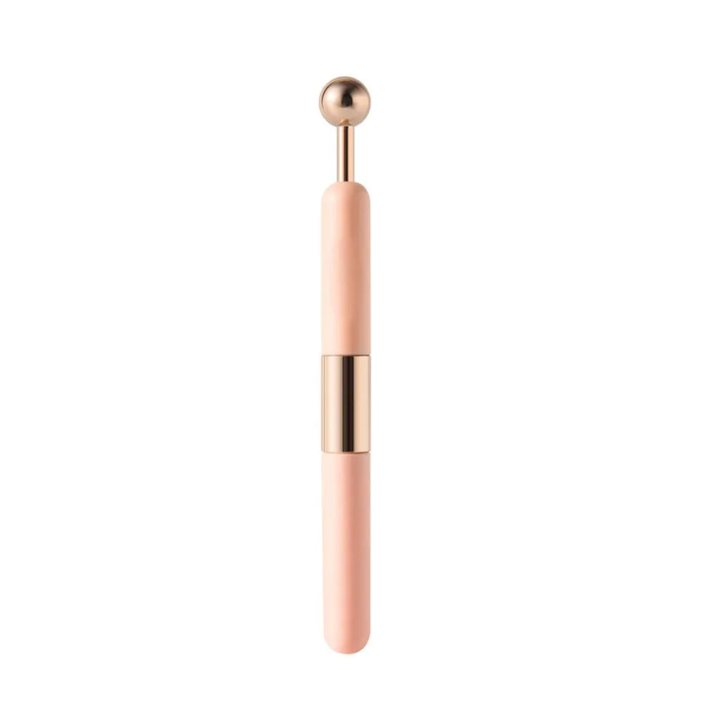 Pince à bijoux de précision rose or avec pointe sphérique.