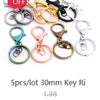 A set of 5 stainless steel key rings or ball pins for DIY jewelry making