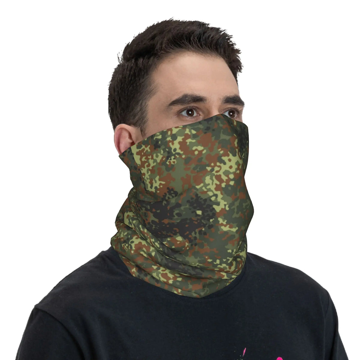 Camouflage Neck Gaiter for Winter Outdoor Activities