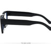 Black square anti-blue light computer glasses shown from the back view
