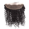 Lot de perruques en cheveux humains avec frange en dentelle noire ondulée profonde