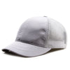A light gray mesh sun visor cap shown from the side.