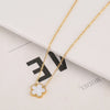 Gold Plated Stainless Steel Plant Flower Bracelet