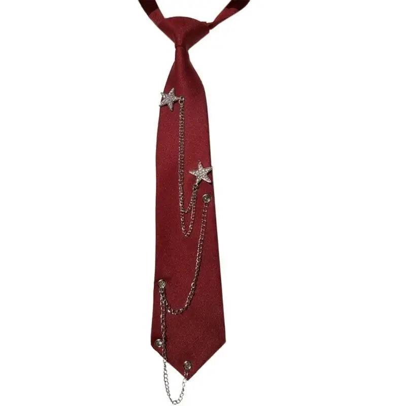 Marooner Seidenschal mit verstellbarem Sternketten-Detail.