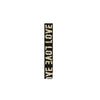 A vertical black sign with the text LOVE YOU.