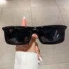Y2K Metallic Rim Sunglasses