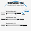 Three adjustable length anti-slip eyeglass retainer straps shown with different maximum lengths.