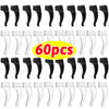 A collection of silicone anti-slip ear hooks for eyeglasses, shown in various styles and colors.