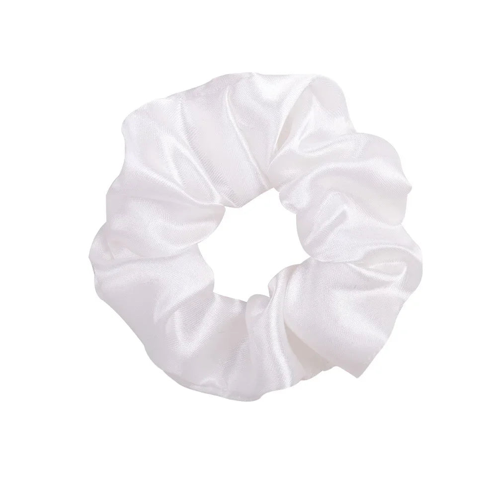 Colorful Satin Scrunchies for Hair